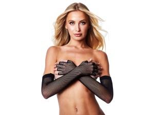 Baci fingerlose Netzhandschuhe