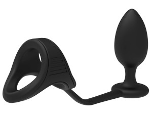Dreamtoys Ramrod Silikon Cockstrap mit Analplug