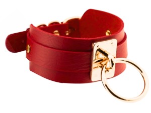 Kinky Diva O-Ring Halsband rot