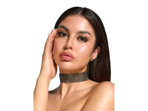 Cottelli Accessoires Halsband mit Strasssteinchen