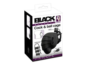 Black Velvets Silikon-Keuschheitskäfig Cock & ball cage