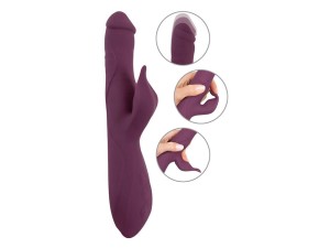 Javida Rabbitvibrator mit 3 Funktionen lila