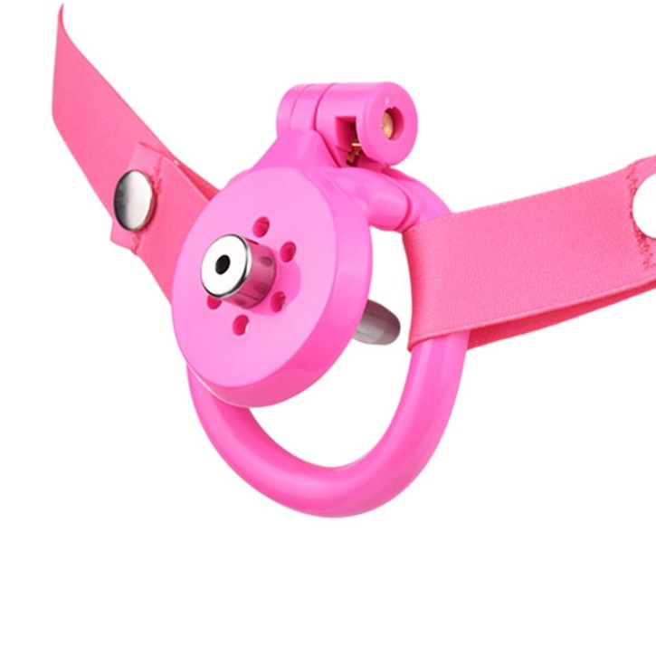 LadyBoy - Micro Peniskäfig mit Dilator inkl. 4 Ringe Pink
