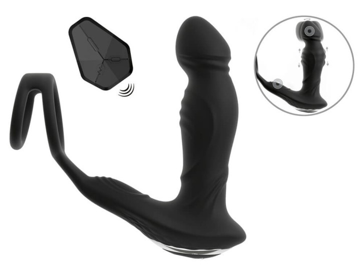 Rebel RC Vibrating Prostate Plug with Nodding Function