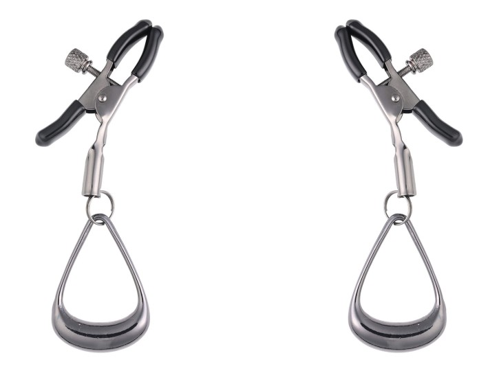 Sportsheets Velvet Noir Tuggable Nipple Clamps