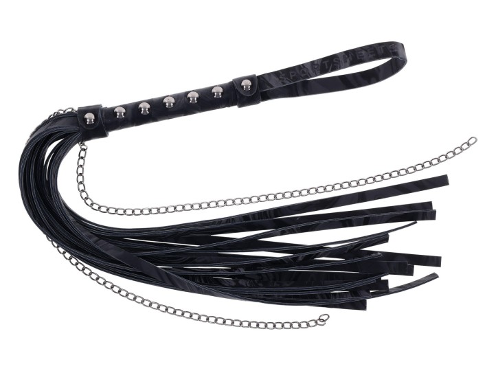 Sportsheets Velvet Noir Chain Flogger