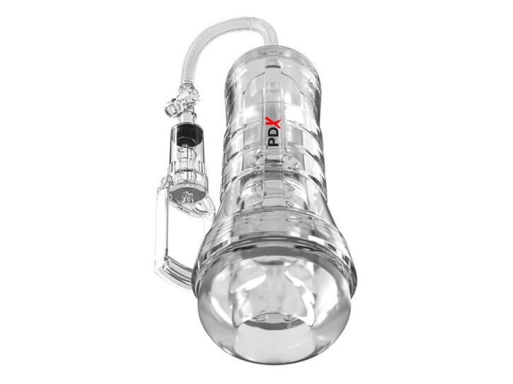 PDX Elite Masturbator ViewTube Vac XXL See-Thru Stroker with Intense Pump Action PDX Elite Masturbator ViewTube Vac XXL See-Thru Stroker with Intense Pump Action