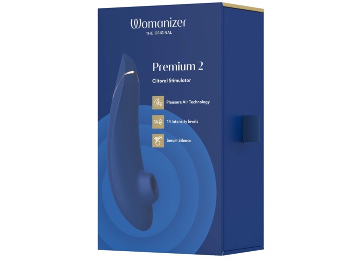 Womanizer Premium 2 - Druckwellenstimulator - Blau