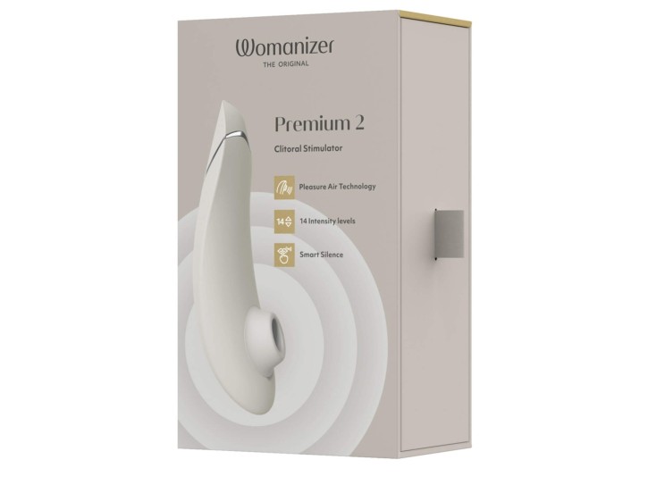Womanizer Premium 2 - Druckwellenstimulator - Grey Womanizer Premium 2 - Druckwellenstimulator - Grey