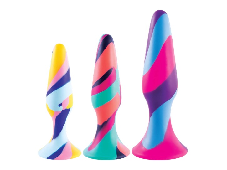 NMC ergonomisch geformten 3 in 1 Butt Plug Set