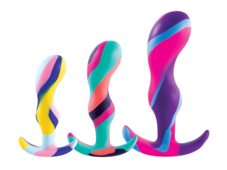 NMC buntes 3 in 1 Butt Plug Set