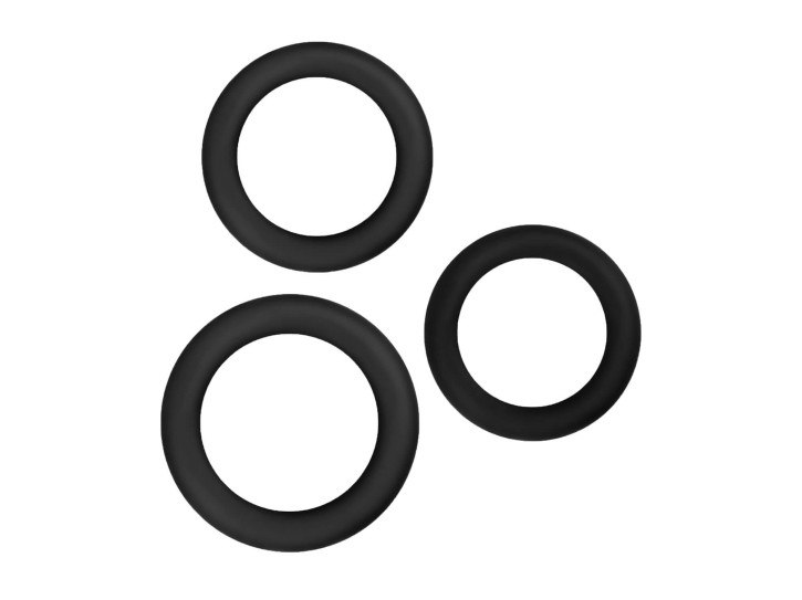 NS Novelties Renegade Slim Rings 3tlg. schwarz