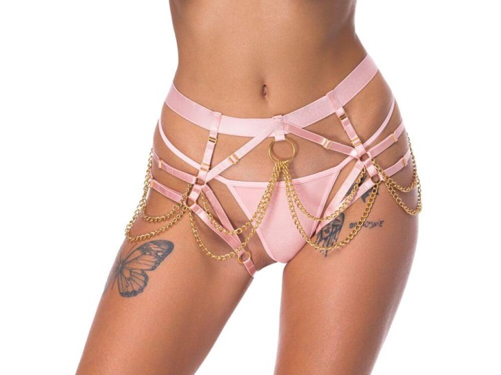 Bad Kitty Harness-String inklusive Mini-String