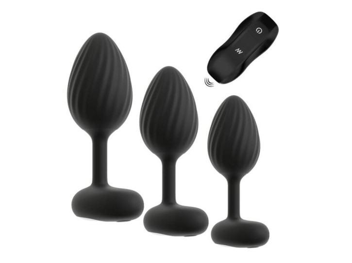 ANOS RC Butt Plug Set with Vibration