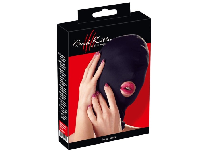 Bad Kitty Kopfmaske mit Mundöffnung