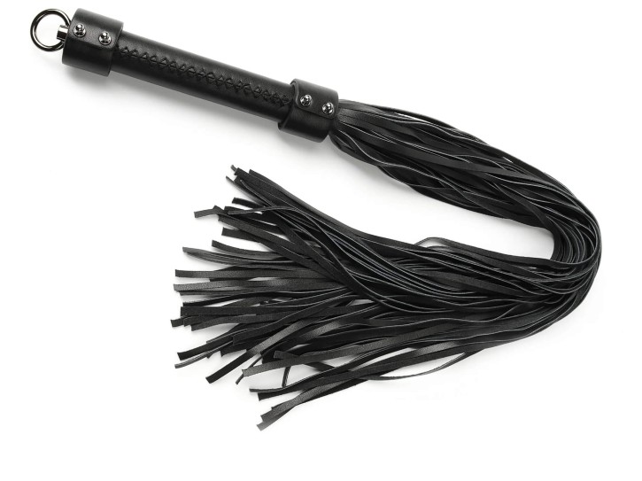 Hidden Desire - Echtleder Peitsche 75cm