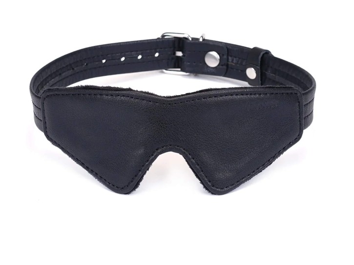 Liebe Seele - Black Bond Leather Blindfold