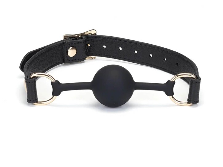 Liebe Seele - Dark Secret Leather Ball Gag