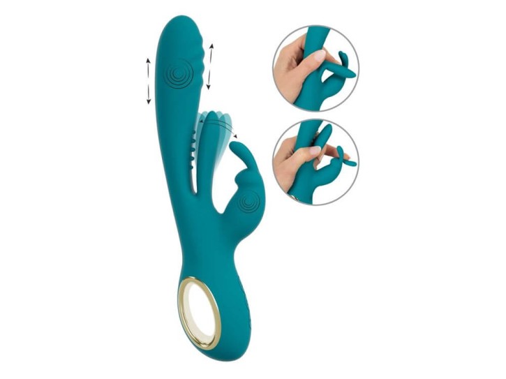 Sweet Smile Rabbit Vibrator with Thrust Function and G-Spot Stimulation