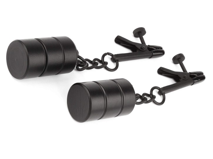 Mr. Steel - Tingling Nippelklemmen mit Gewichten