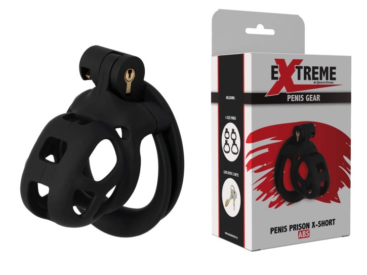 Hidden Desire Cock Cage - Penis Prison X-Short Black