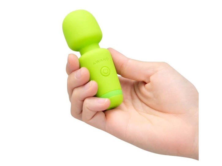 Le Wand Mini-Vibrator - Brat Green Mini Wand Vibe
