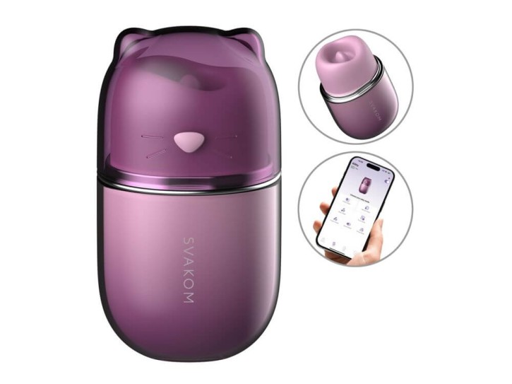 SVAKOM Klitty Auflegevibrator mit Leck- & Saugfunktion