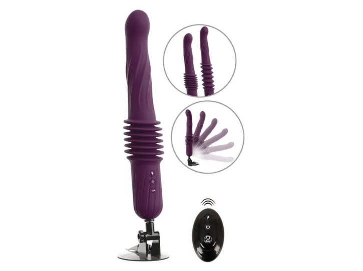 You2Toys RC Warming Fucking Machine Stoßvibrator lila
