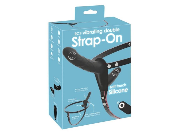 You2Toys RC Vibrating Double Strap-On