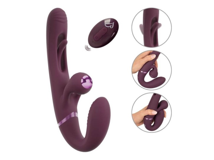 Javida RC Strapless Strap-On With Flicking Tongue