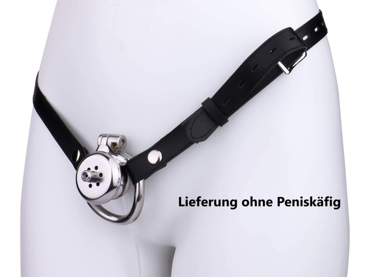 Peniskäfig Hüftgurt Schwarz