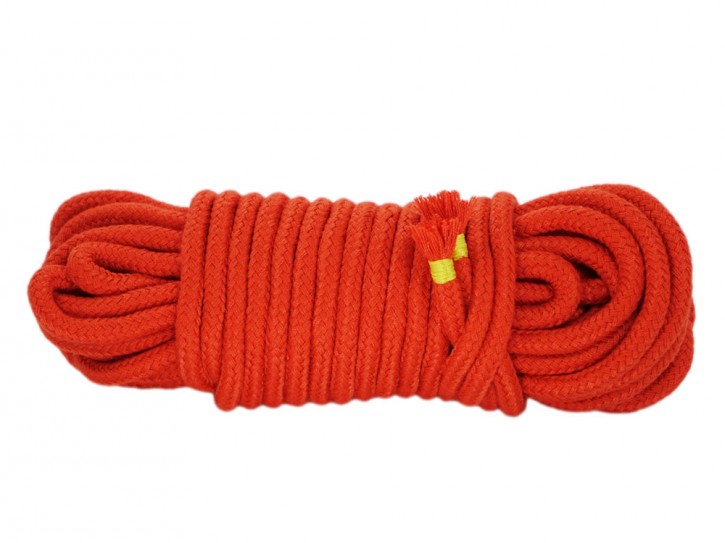 10m Bondage-Seil Baumwolle Orange