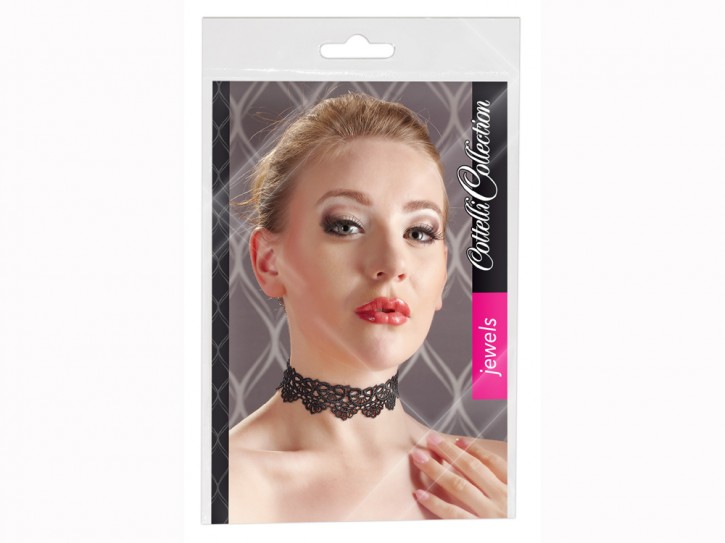Cottelli Accessoires Halsband Stickerei