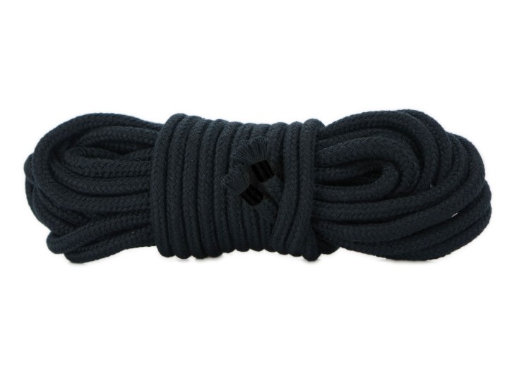 10m Bondage-Seil Baumwolle schwarz