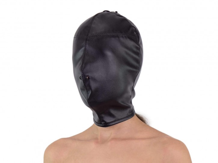 Isolationsmaske - Maske ohne Öffnungen schwarz