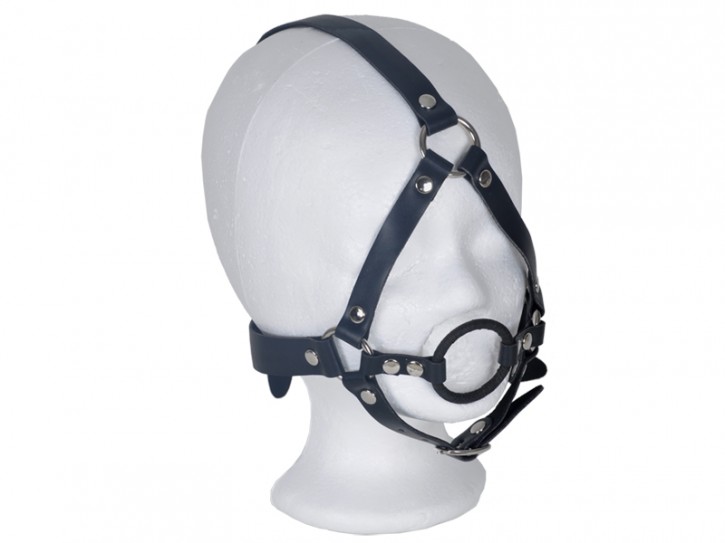 Bondage Harness Knebel mit Ring