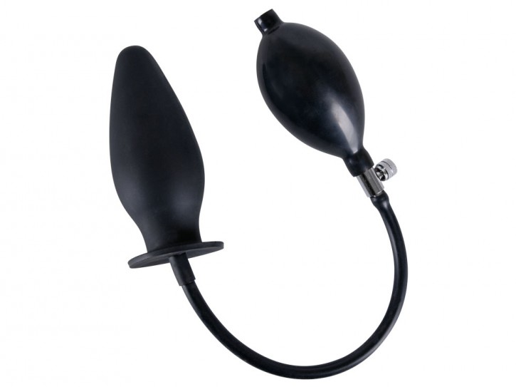 You2Toys True Black Analplug mit Pumpball