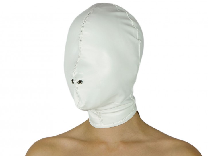 Isolationsmaske Full Face Hood Maske weiß