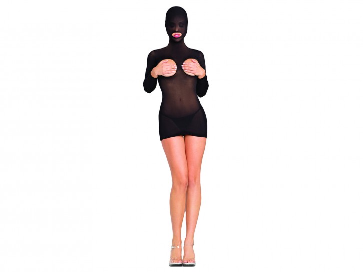 Minikleid mit Kopfmaske BWB102
