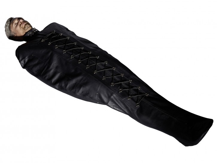 Leder Bodybag Bondage-Schlafsack