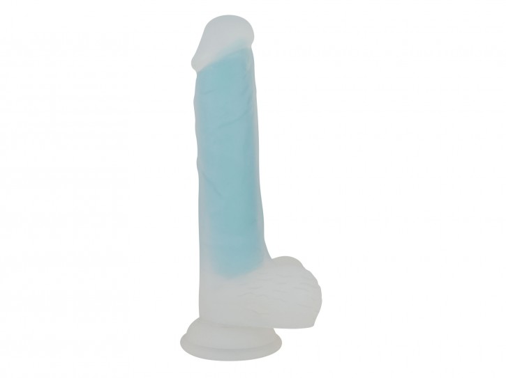 Glow in the Dark Silikon Dildo 20 cm