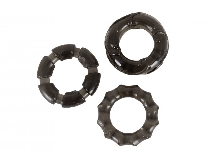 Penisringe Stretchy smoke Cock Rings 3tlg.