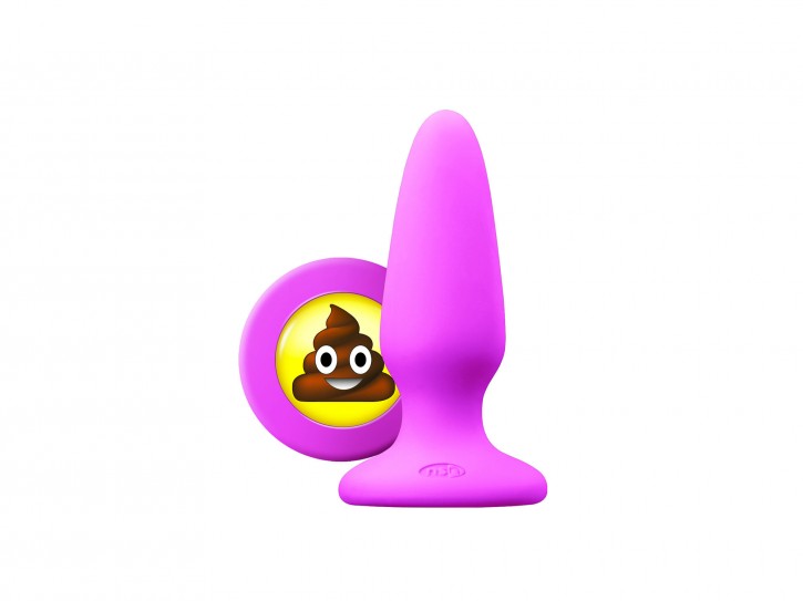 NS Novelties Mojis #SHT Buttplug Silikon medium pink