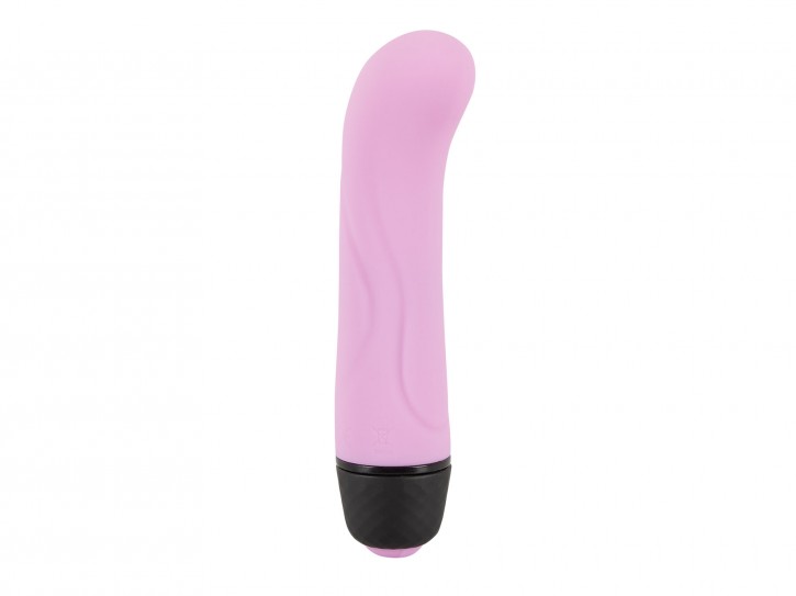 G-Punkt-Vibrator mit Reizrillen am Schaft 12 cm