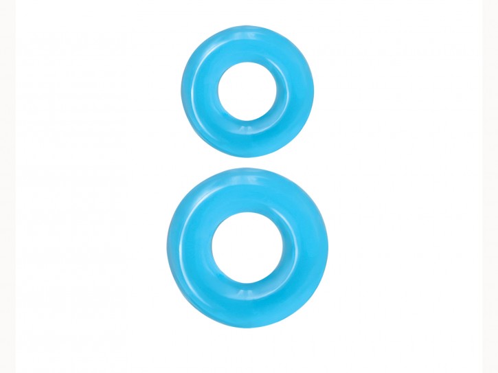 Renegade Double Stack blau Ringe 2er Set