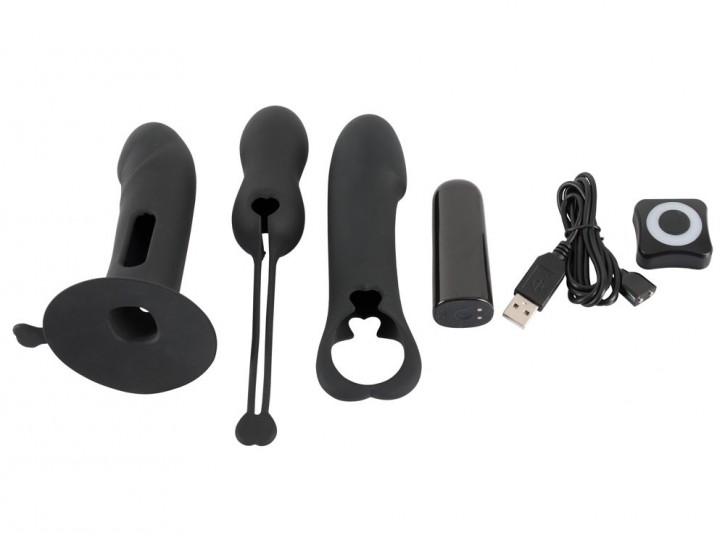 Black Velvets Vibrator Kit 4tlg.