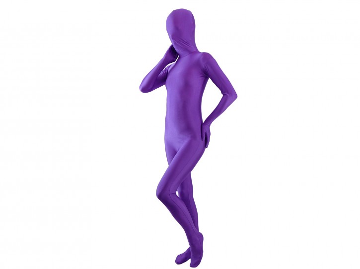 Zentai Suit Ganzkörperanzug lila Gr. S, M, L und XL