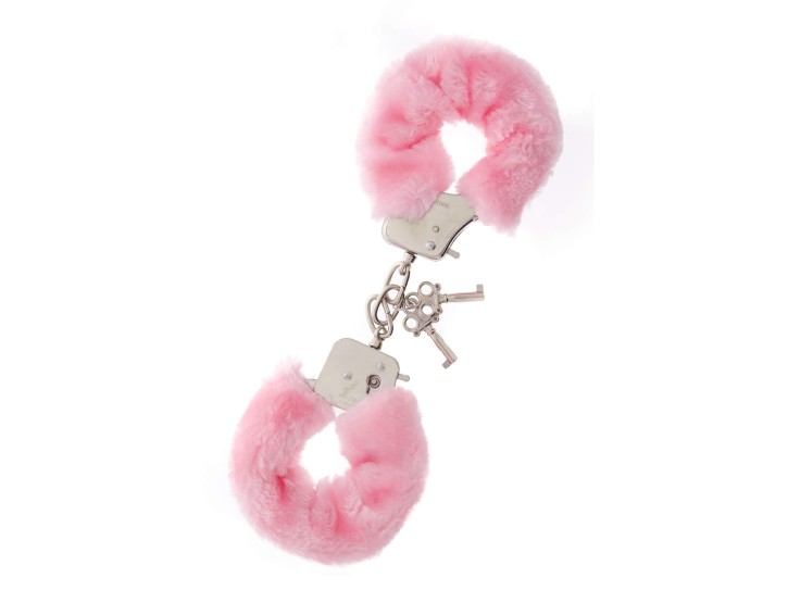 Dreamtoys Handschellen mit rosanem Plüschüberzug