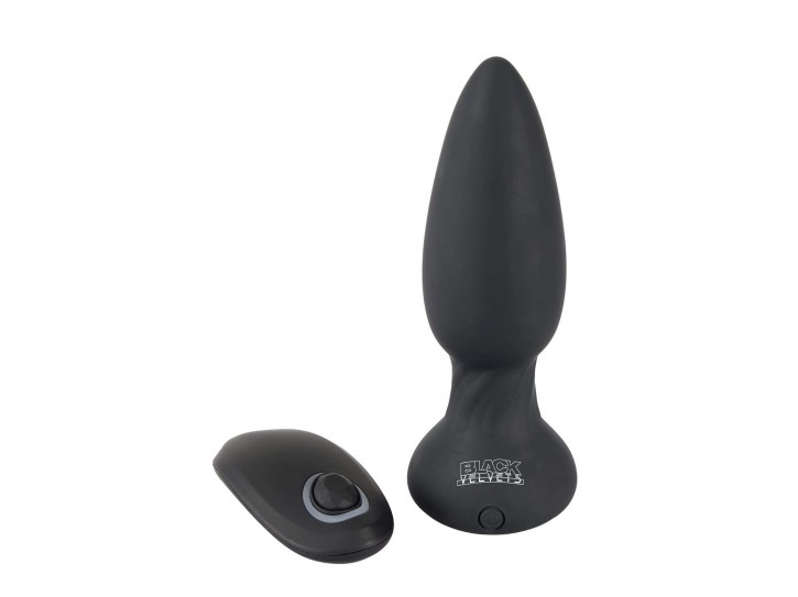 Black Velvets Rotating & Vibrating Plug Analvibrator 14 cm