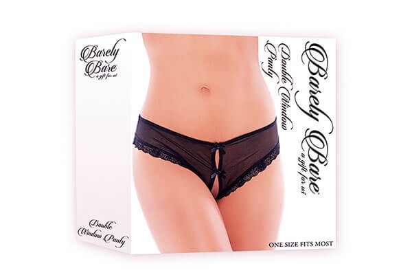 Barely Bare Double Window Panty Gr. S-L